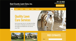 Desktop Screenshot of eastcountylawncare.com
